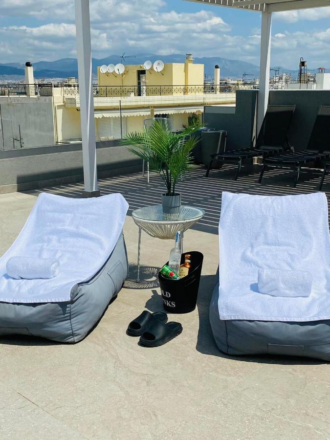 New 2Bd Aprt With Shared Rooftop Pool E2 Атина Екстериор снимка