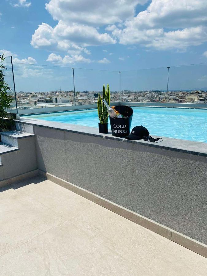 New 2Bd Aprt With Shared Rooftop Pool E2 Атина Екстериор снимка