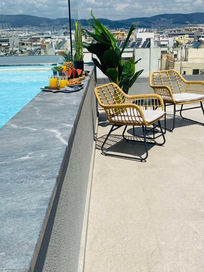 New 2Bd Aprt With Shared Rooftop Pool E2 Атина Екстериор снимка