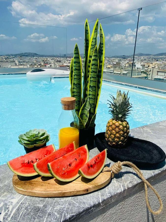 New 2Bd Aprt With Shared Rooftop Pool E2 Атина Екстериор снимка